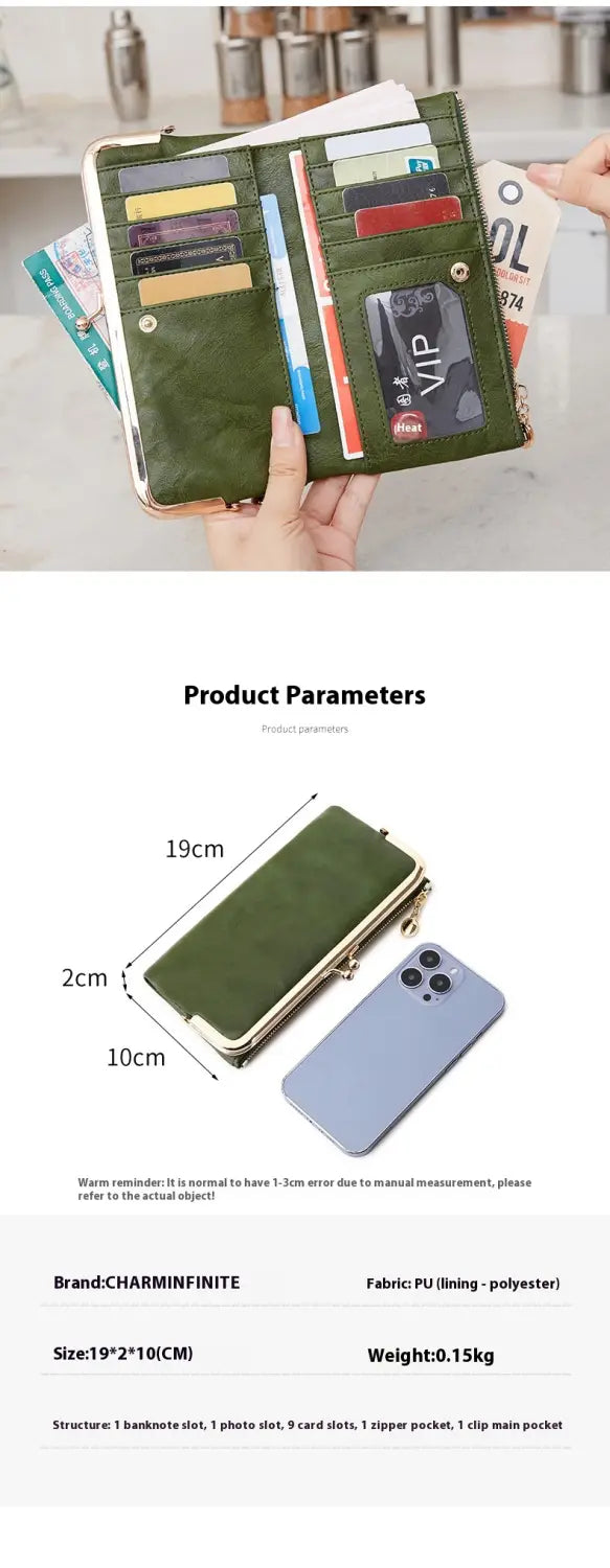 Veekindel polüester-rahakott mitme värviga, kulumiskindla PU voodriga