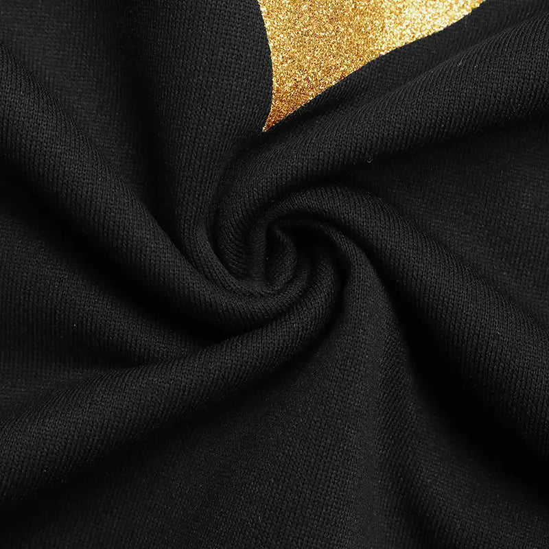 Fekete szív pulóver pulóver nők aranyos pamut kötött hosszú ujjú teteje