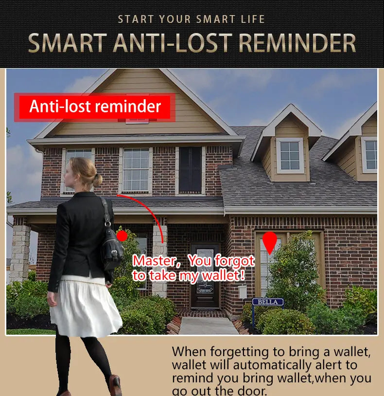 Leather Wallet with Two Fold Opening in Black for United States and CHF