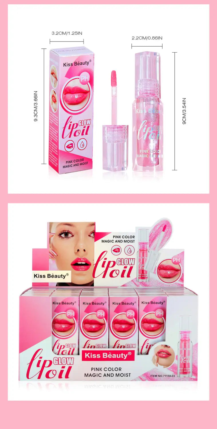 Color Changing Lip Gloss with Temperature-Responsive Moisturizing and Repair