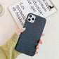 New Luo Qi Cloth Phone Case Solid Color