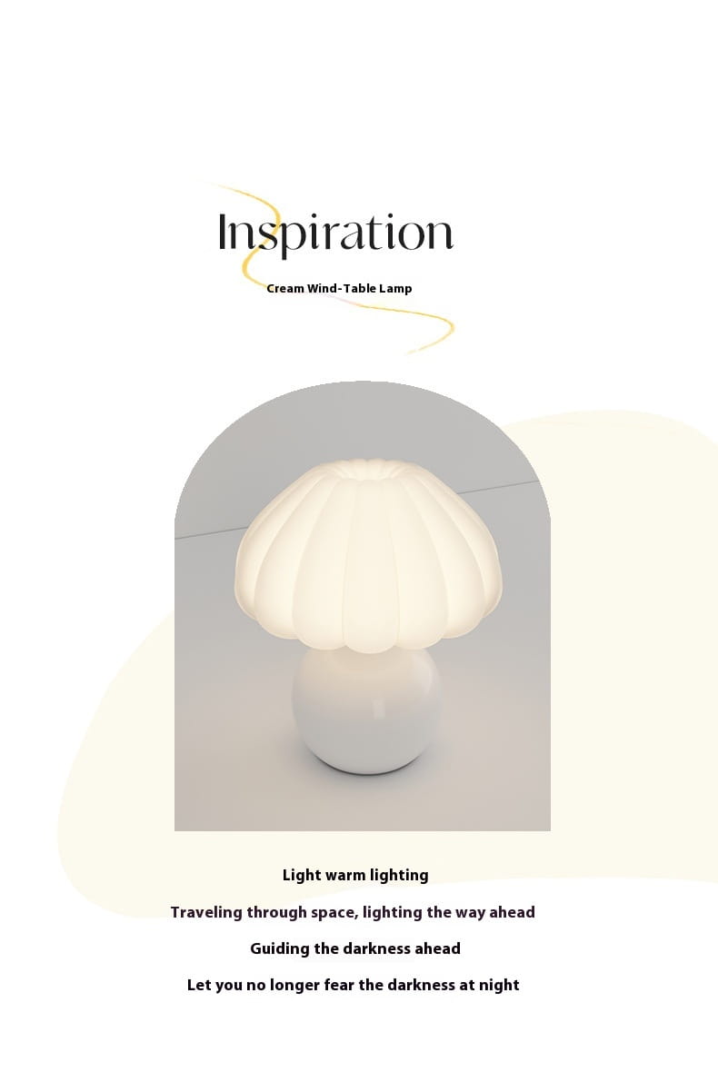Dayuan Garden Mushroom Night Lamp with Full Spectrum Ceramic Light