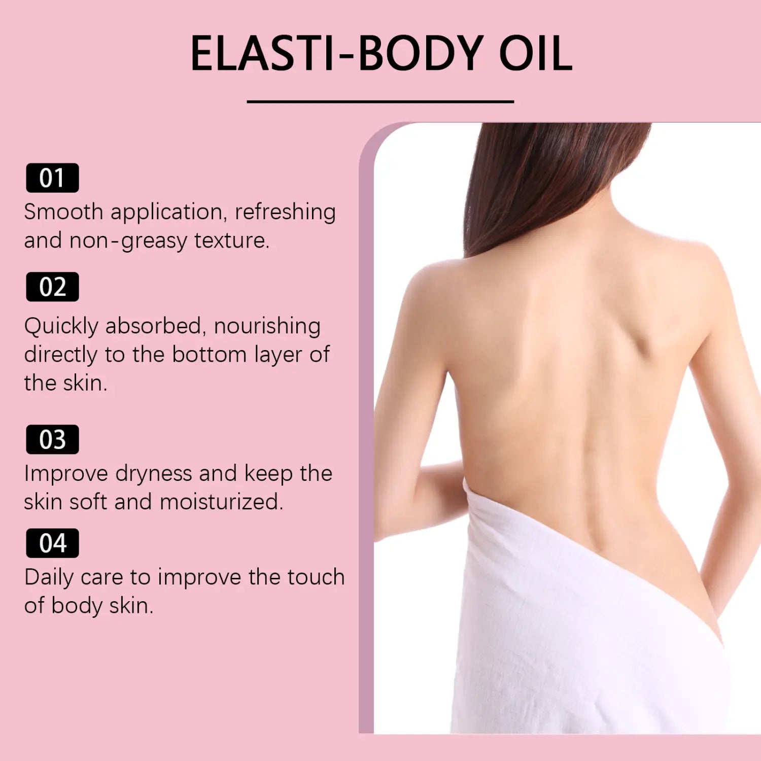 Universaalne nahahoolduse kehaõli komplekt 60 ml toitamiseks