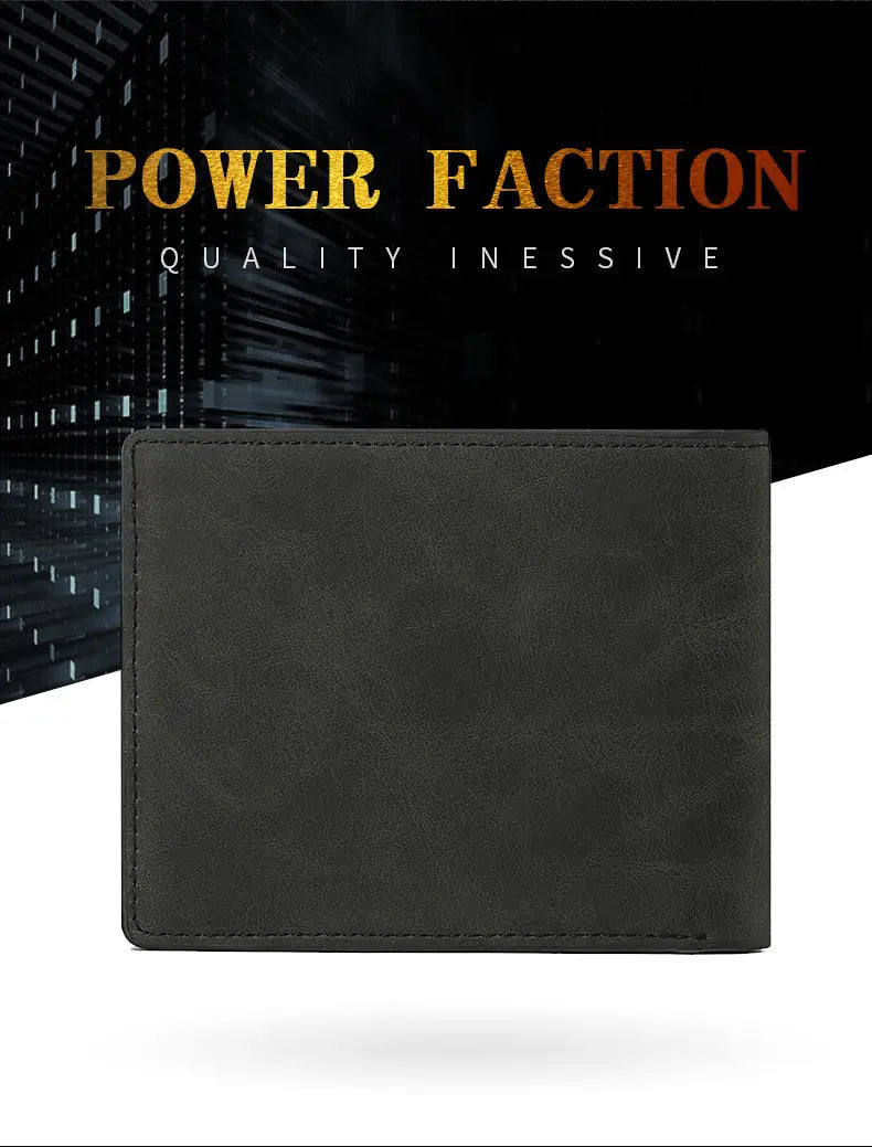 Black or Dark Brown Leather Card Holder with Breathable Polyester Lining
