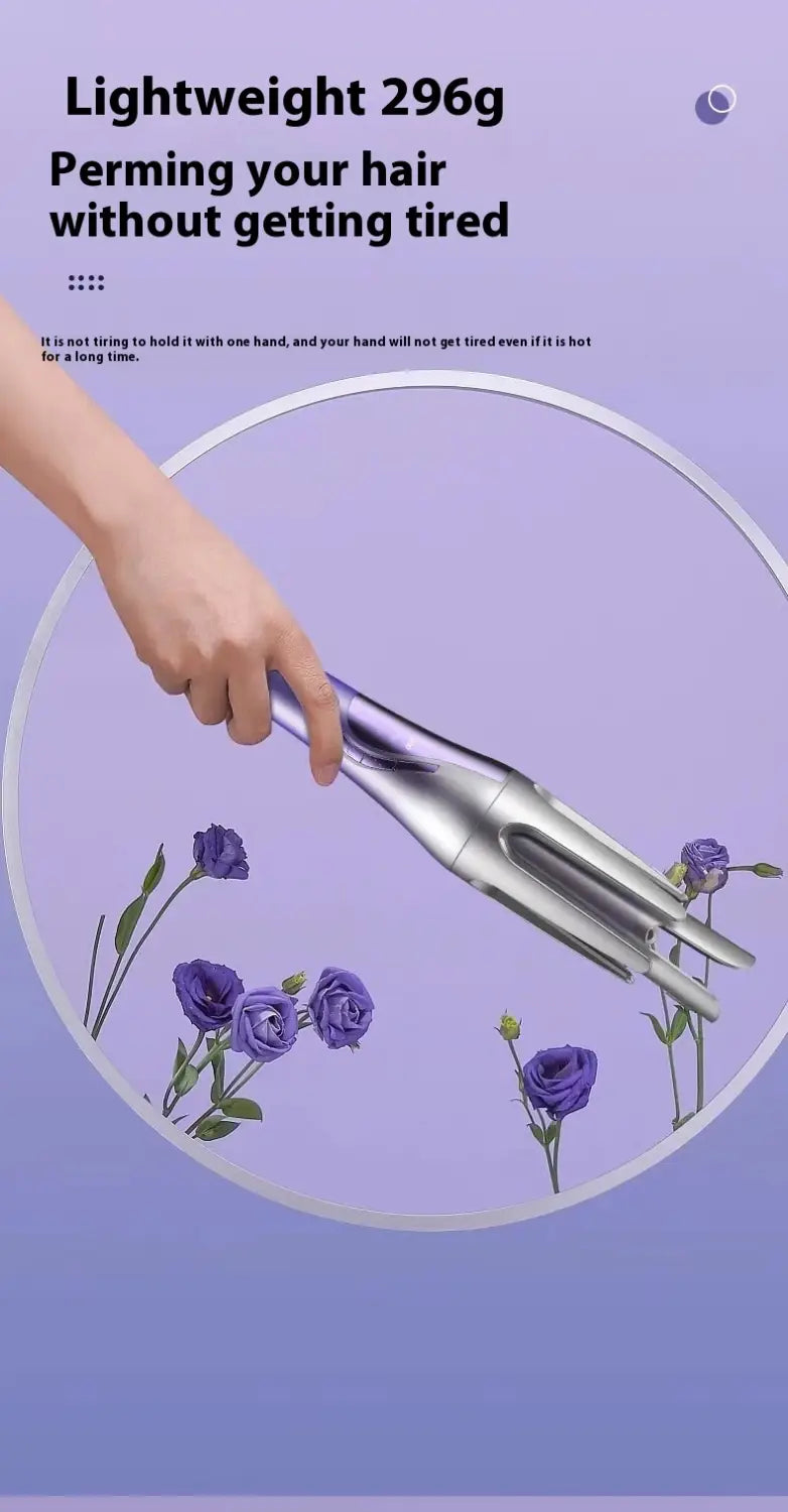 Wireless 32mm Automatic Hair Curler with Lithium Battery and Versatile Design