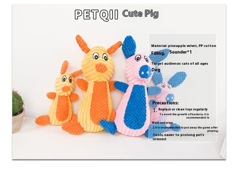 Ananass plush lemmiklooma mänguasi kassidele ja koertele, kellel on piikkekrupp