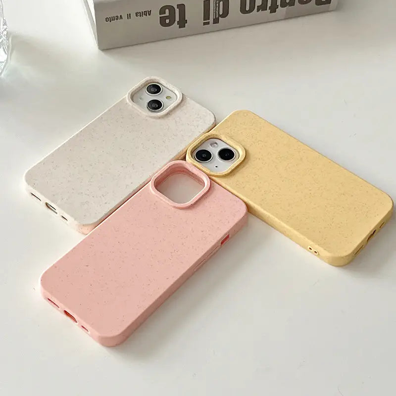 Tpu Wheat Straw Frosted Soft Phone Case