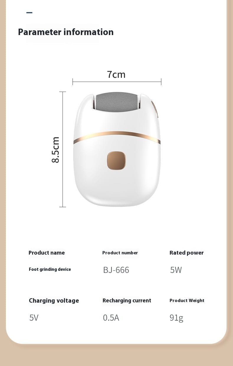 Automatic Electric Foot Grinder for Dead Skin Removing Calluses and Pedicure