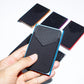 Metal Card Strap Lycra Cloth Anti-theft Swiping Aluminum Alloy Credit Card Box Business Card Case Multi Card Holder