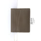 Leather Oil Edge Oblique Thin Bank Card Holder Soft Cowhide Document Package - Sleek Cowhide Wallet for Cards and Laughs