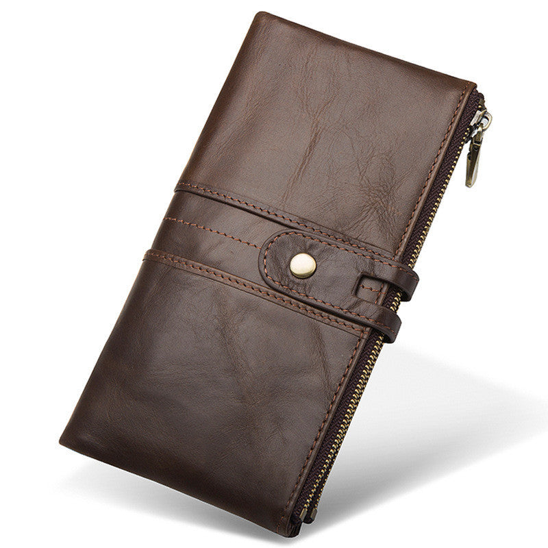 Really Multi-card Leather Men’s Wallet Business Casual Long - Wallet So Good It Makes Your Pants Jealous