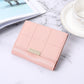 Women’s Short Three Fold Multiple Card Slots Large Capacity Zipper Coin Purse - Purse Your Hopes in Style