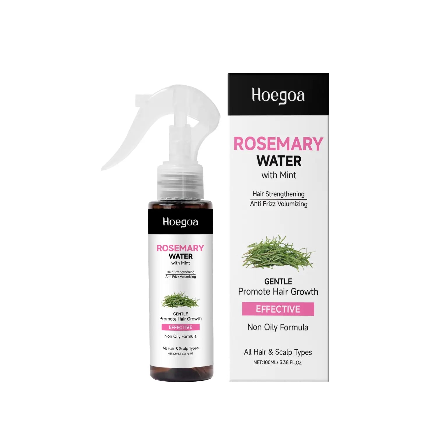 Rosemary Mint Hair Care Spray Nourishes and Refreshes 100ml