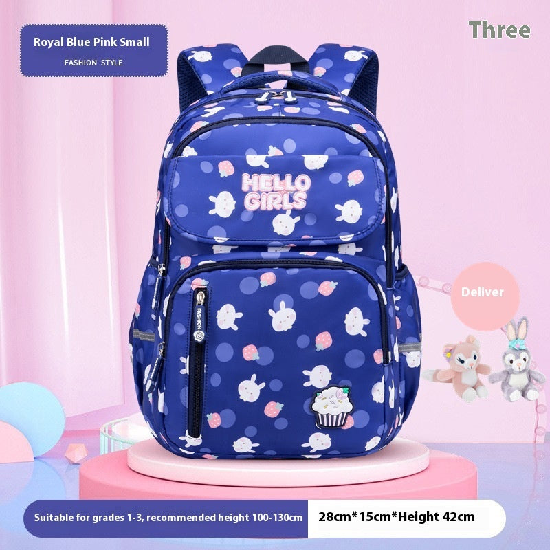 6-12-year-old Primary School Children’s Backpack Large Capacity Schoolbag - Backpacks for Kids: Small Size Fun Meets