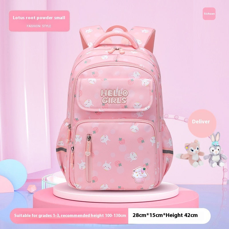 6-12-year-old Primary School Children’s Backpack Large Capacity Schoolbag - Backpacks for Kids: Small Size Fun Meets