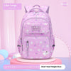 6-12-year-old Primary School Children's Backpack Large Capacity Schoolbag - Purple Large Size