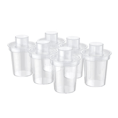 6 Pack Transparent Milk Powder Box Storage Containers - for Tiny Tummies on the Go milk powder box