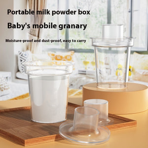6 Pack Transparent Milk Powder Box Storage Containers - for Tiny Tummies on the Go milk powder box