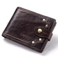 Men’s Multi-card Anti-magnetic Real Cowhide Wallet - Cowhide Wallet: Stylishly Anti-Magnetic for Men