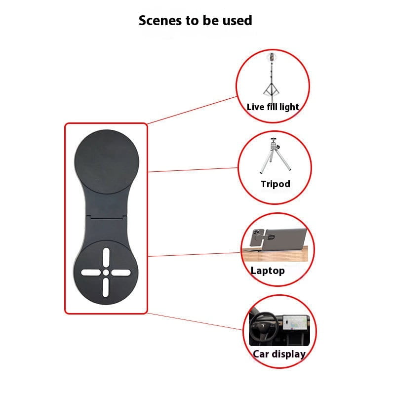 Folding Magnetic Bracket Desktop for Suspension Screen and Display
