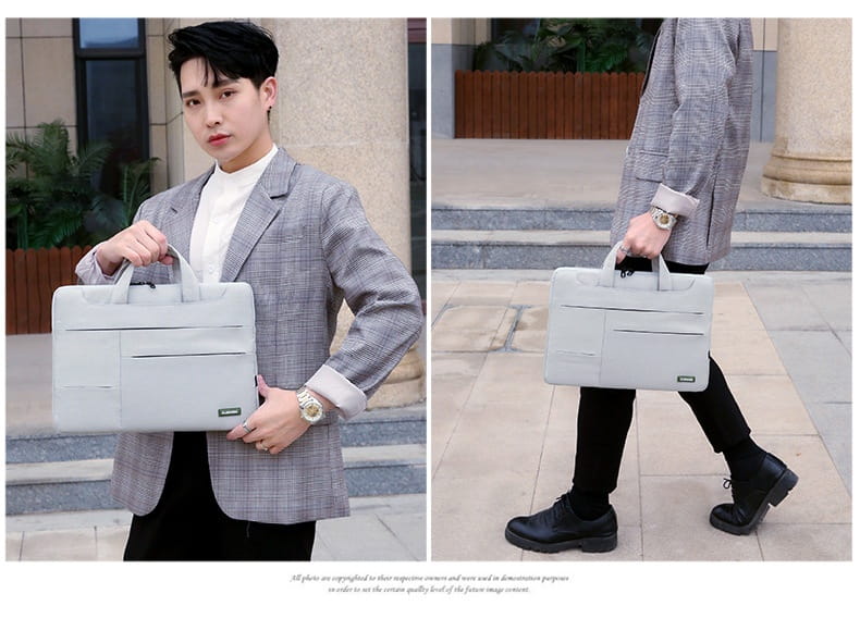 Sleeve ríomhaire glúine Oxford uiscedhíonach 14 15.6 Mála orlach d'fhir agus do mhná