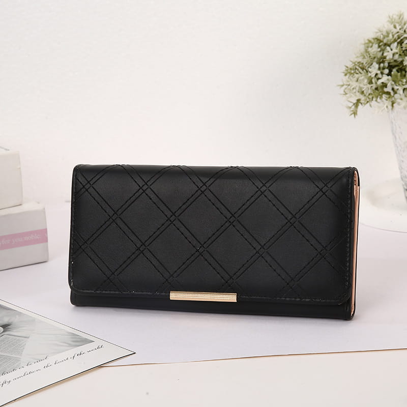 Veekindel polüester -rahakott triipude ja pesu sisekujundusega koduladustamiseks