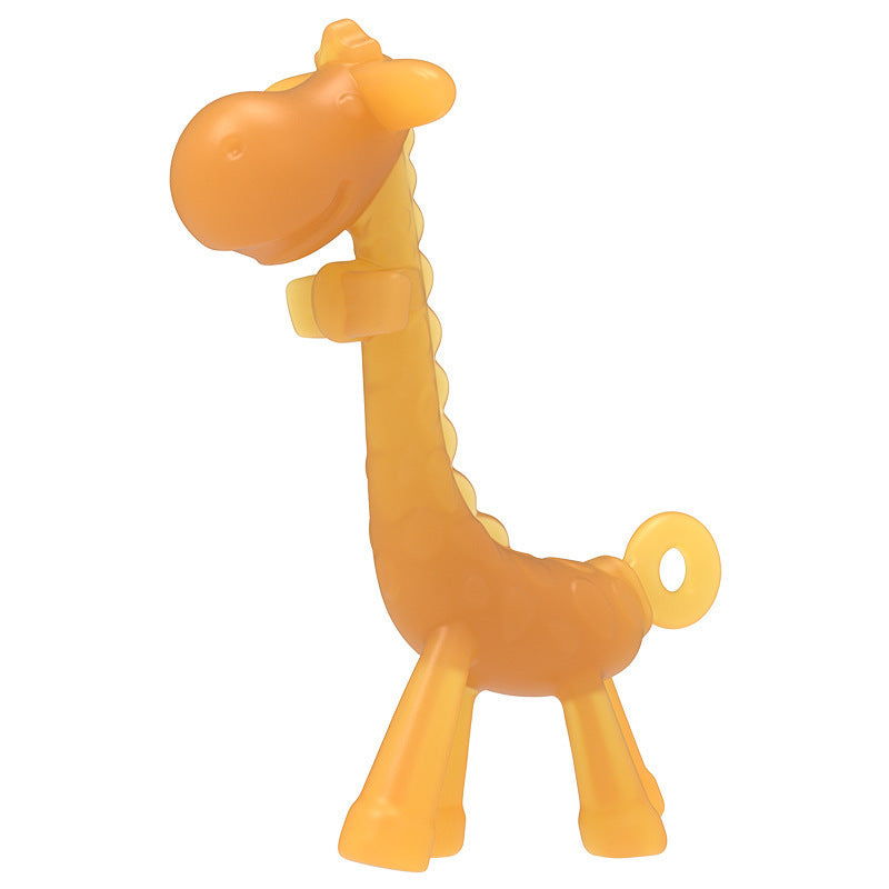 Baby Liquid Giraffe Teether Safe Silicone Nano Molar Rod - Giraffe Teether: Molar Rod for Tiny Chomps