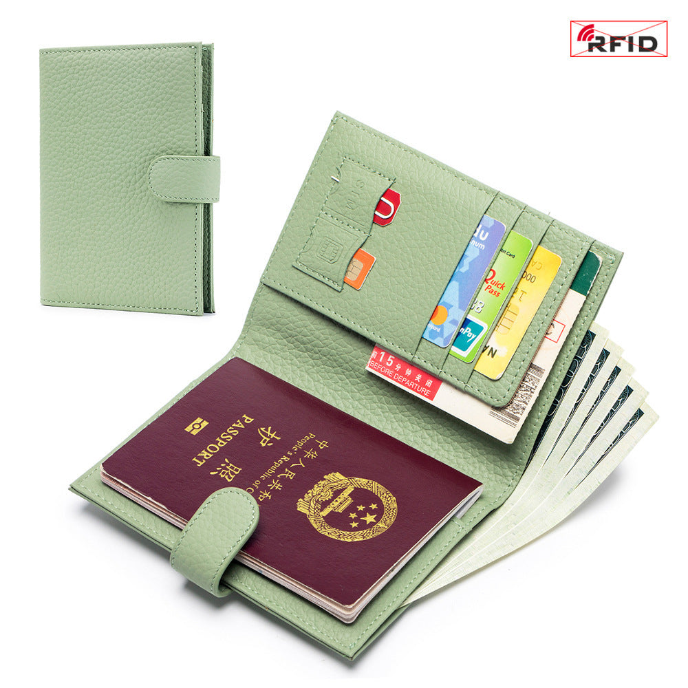 Leather Ultra-thin Passport Bag RFID Multifunctional - Passport Bag That’s Thinner Than Your Excuses