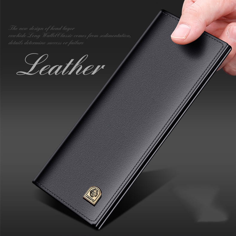 Men’s Soft Leather Wallet with Card Slots and Coin Pocket in United States