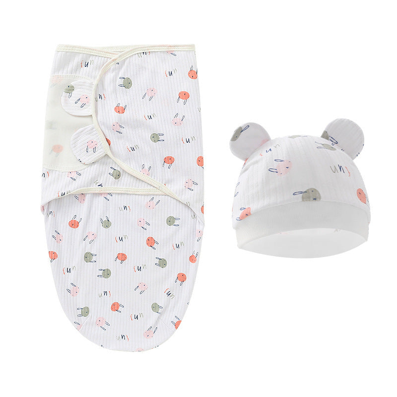 Foreign Trade Newborn Swaddling Sleeping Bag Baby Anti-kick Quilt Delivery - Snuggle Like a Silkworm in Spring