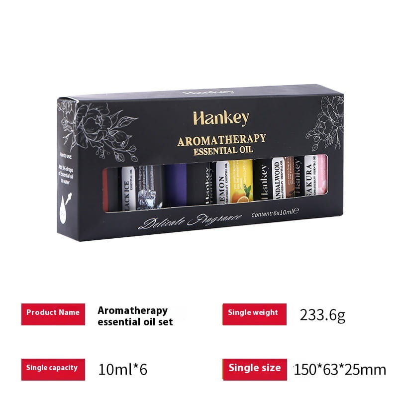 Huile essentielle à air frais définit plusieurs tailles de pack pour l'aromathérapie et les diffuseurs