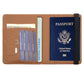 PU Anti-theft Swiping Multifunctional Travel Passport Case Card Holder - Travel Smart with PU Anti-Theft Passport Super