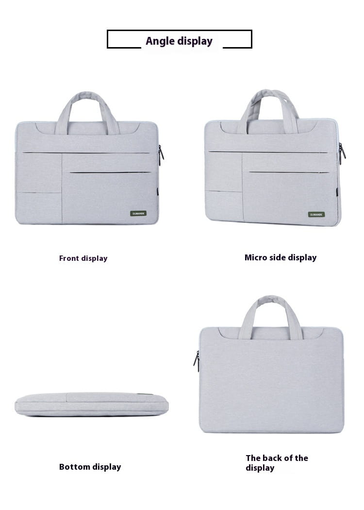 Sleeve ríomhaire glúine Oxford uiscedhíonach 14 15.6 Mála orlach d'fhir agus do mhná