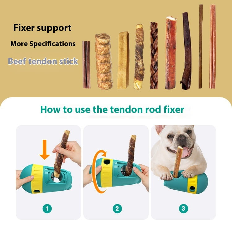 Plastist suupistepulgahoidja lemmikloomade jaoks punase ja rohelise mänguasja lisavarustuse jaoks