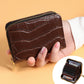 Crocodile Print Multi-functional Anti-degaussing Multi-card Retro Bank Card Bag - Crocodile Print Card Pack