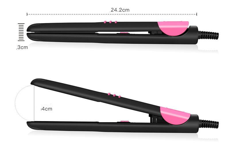 Dual Purpose Hair Straightener and Curling Iron for Fashion Ironing