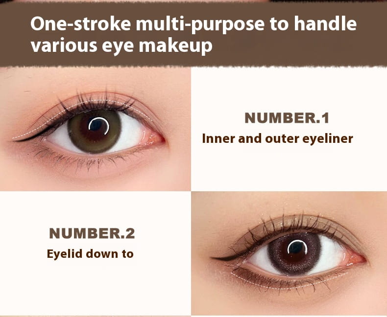 Extremely Fine Eyeliner Pen Crouching Silkworm Liquid with Assorted Colors