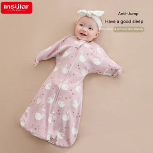 Cotton Baby Surrender Anti-startle Gro-bag Anti-kicking Blanket Sleeping Bag - Snooze Like a Baby in Our Funny Sleeping