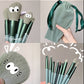 13 PCs Purpleflower Holly Leaf Makeup Brushes Suit Soft Hair