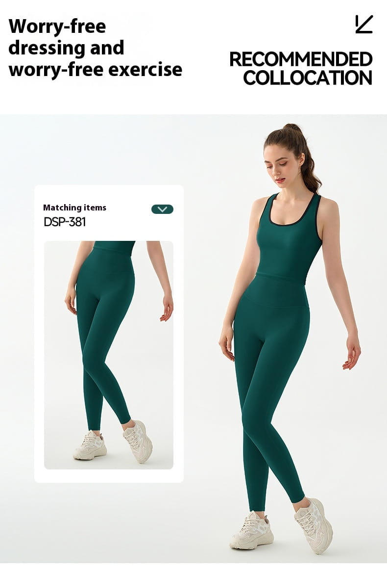 Blue Verde și galben Brocade cu două fețe, talie subțire se potrivesc jambiere de yoga