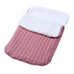 Baby Fleece-lined Sleeping Thickened Knitting Warm Sleeping Wool Stroller Sleeping Bag - Cozy Baby Sleeping Bag