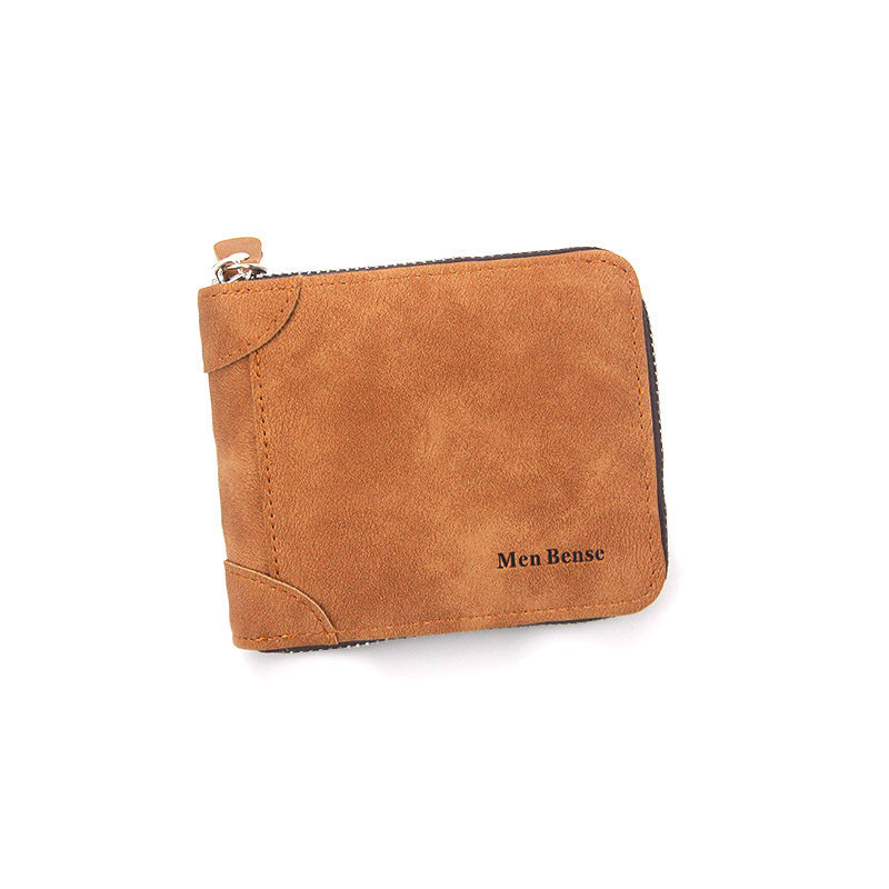 Men’s Simplicity Wallet Fashion Frosted - Simplify Your Style with Men’s Frosted Wallets