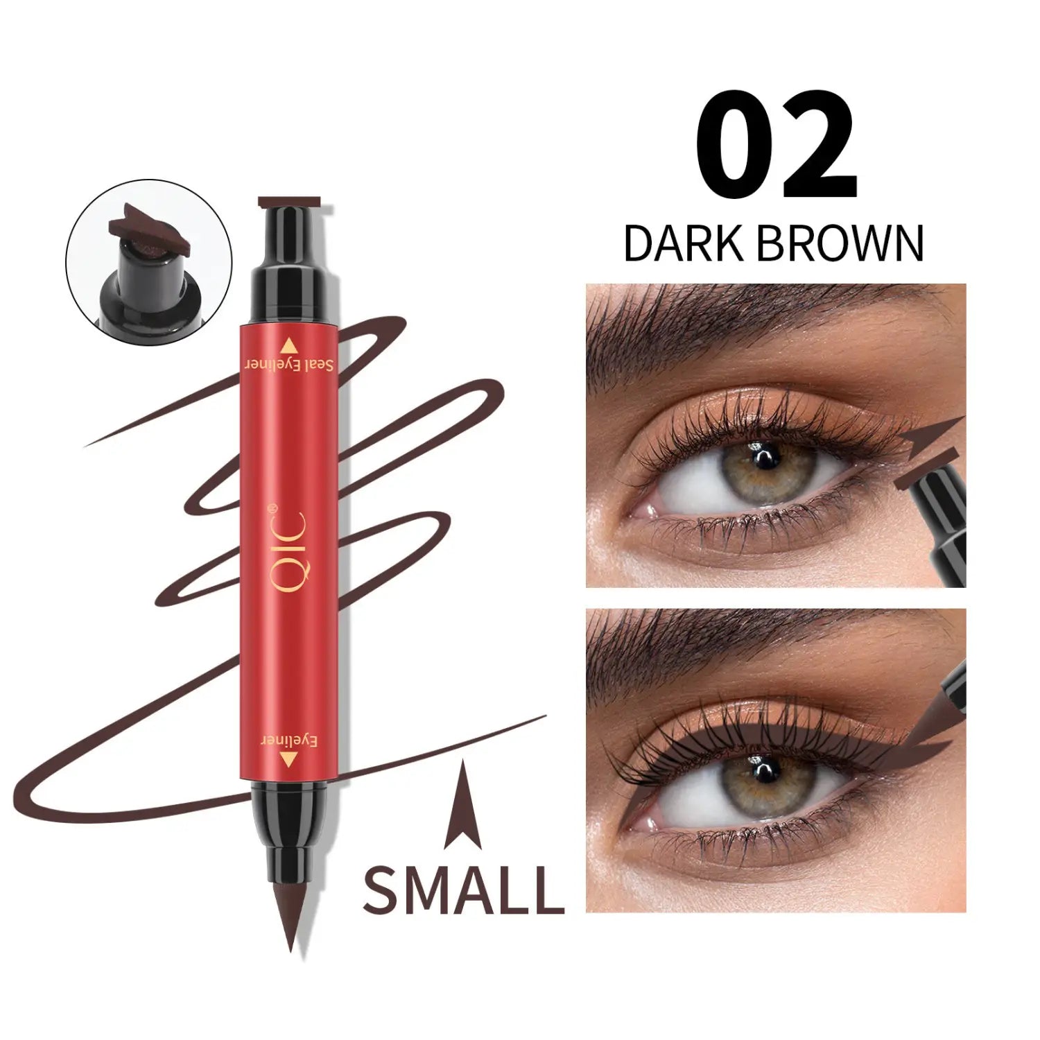 Waterproof Seal Eyeliner in Multiple Colors 3.5G Long-Lasting Formula