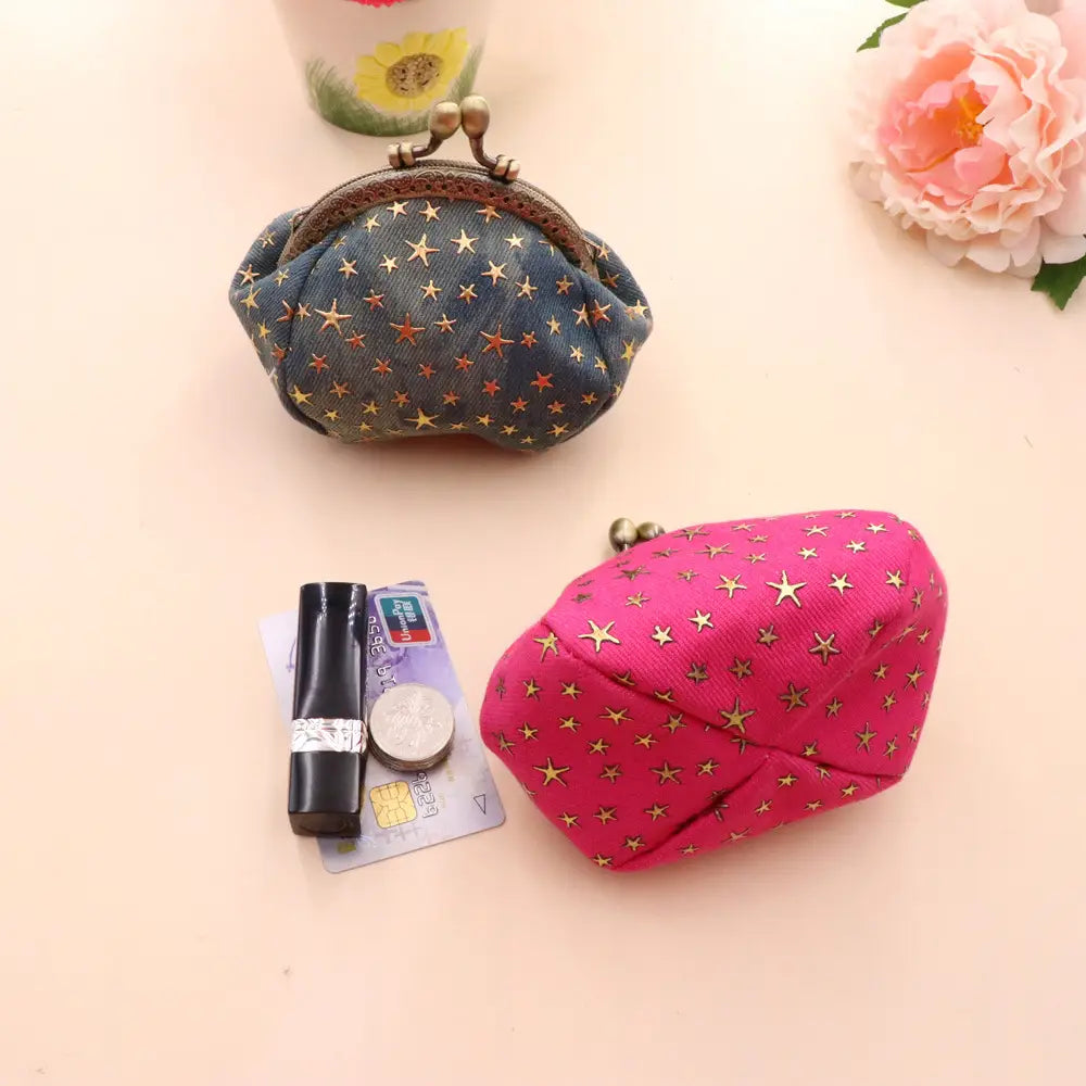 United States Coin Purse with Floral Lining for Women CHF Stylish Storage