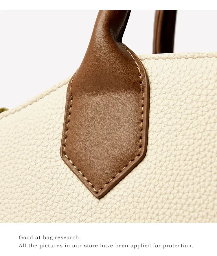 Versatile Retro Minimalist Crossbody Bag in Polyester with Sandwiched Pocket