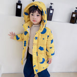 New Style Children’s Down Jacket Middle Long Cute Thickened Cotton