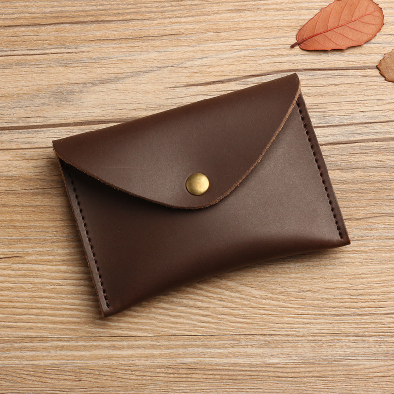 Women’s Genuine Leather Retro Coin Bag Card Bag Driver’s License Bag Tide - Chic Retro Coin Bag for Stylish License