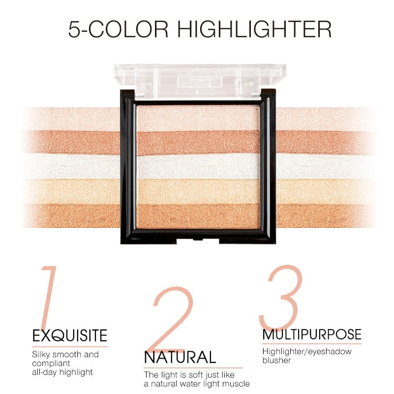 Natural Eye Shadow Plate Six Universal Shades Long Lasting Makeup Palette