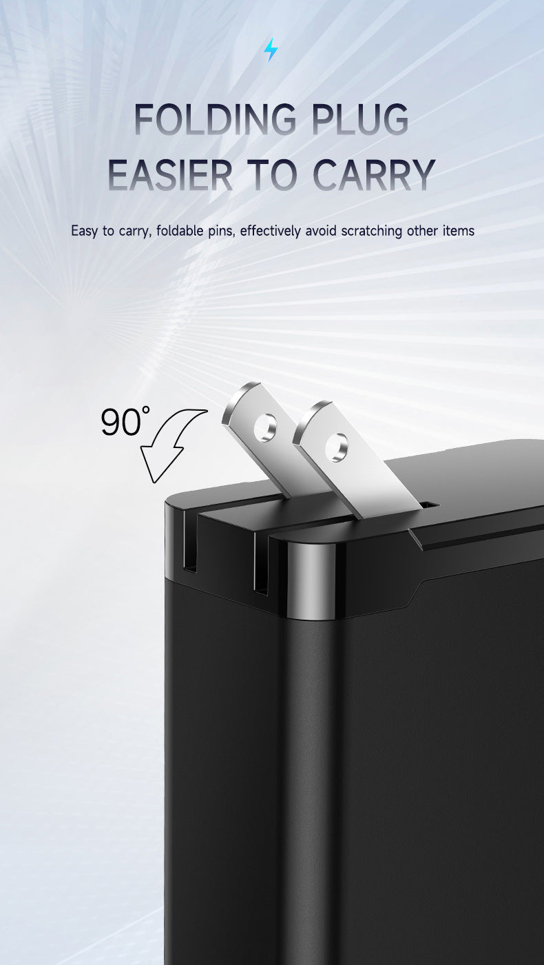 65W Gallium Nitride Charger GaN Multi-port - Gallium Nitride Charging Head for Super Fast Power