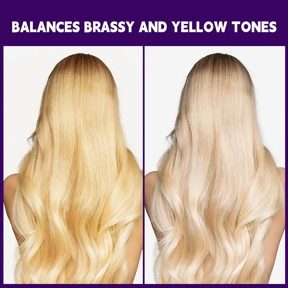 Purple Hair Dyeing Shampoo for Lock Color and Deep Cleansing